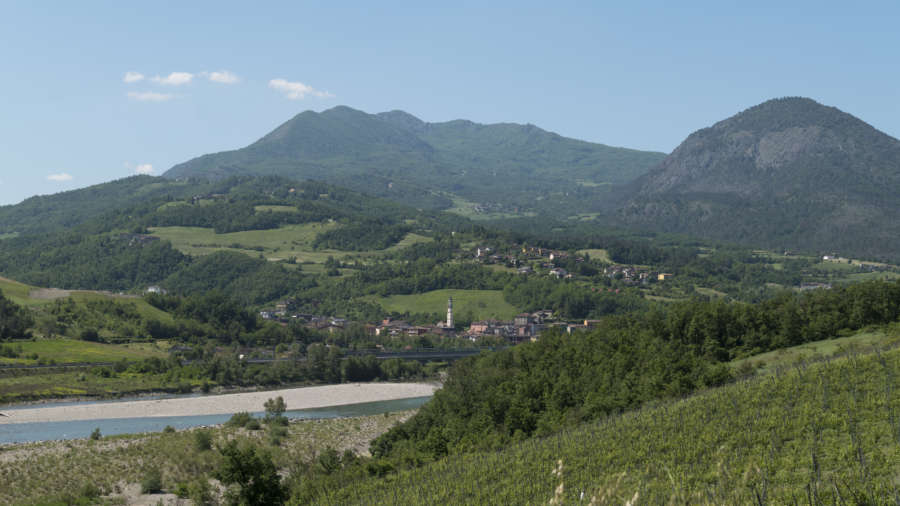 Piacenza come arrivare - val Trebbia - panorama